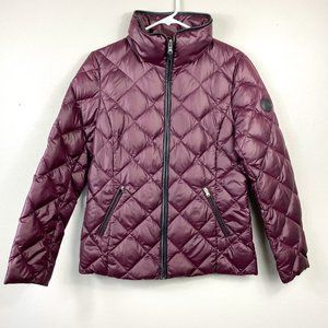 Ralph Lauren Purple Down Puffer Jacket Size Small